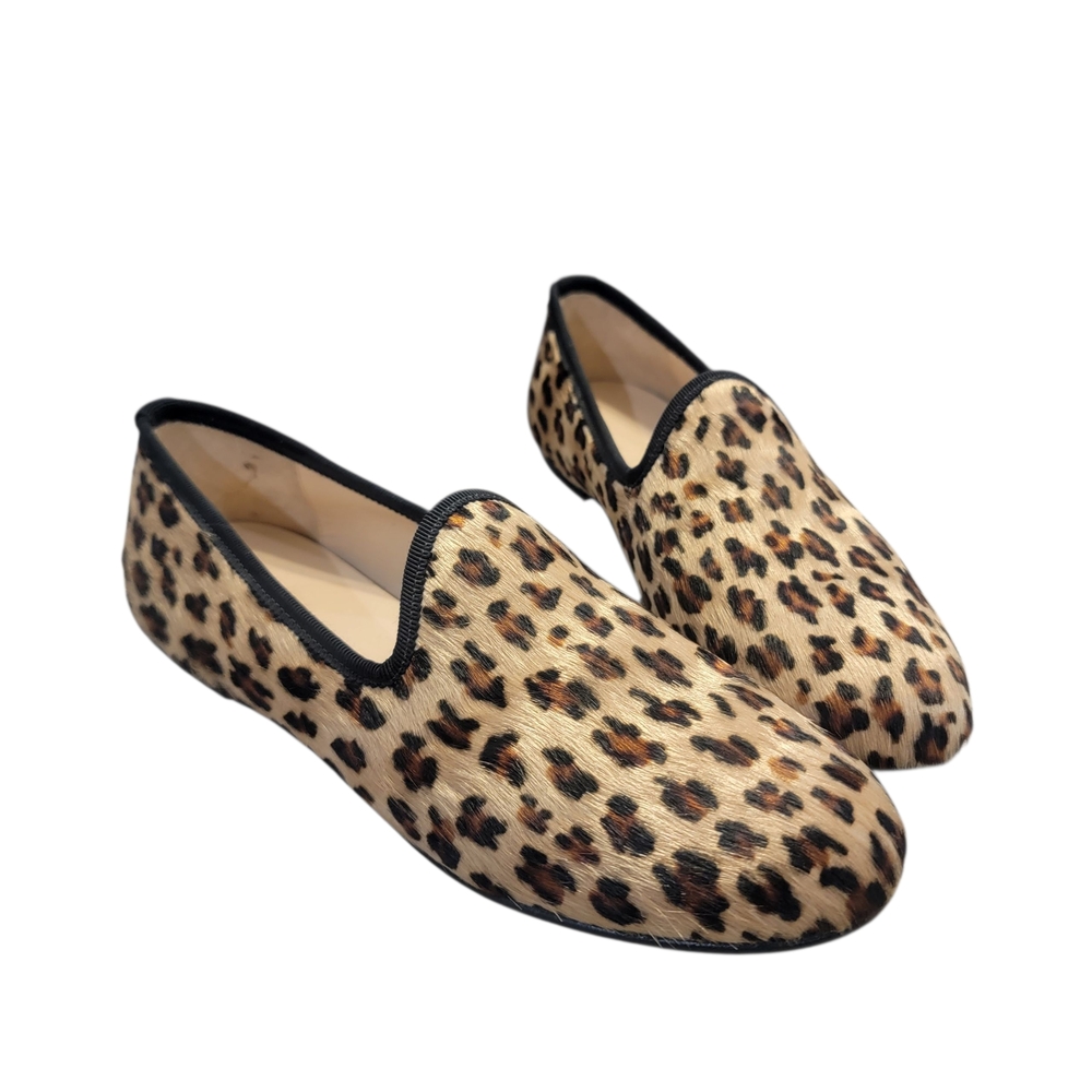 Del Toro Women's Pony Hair Slipper Loafer Elegant Sophisticated Sz 7